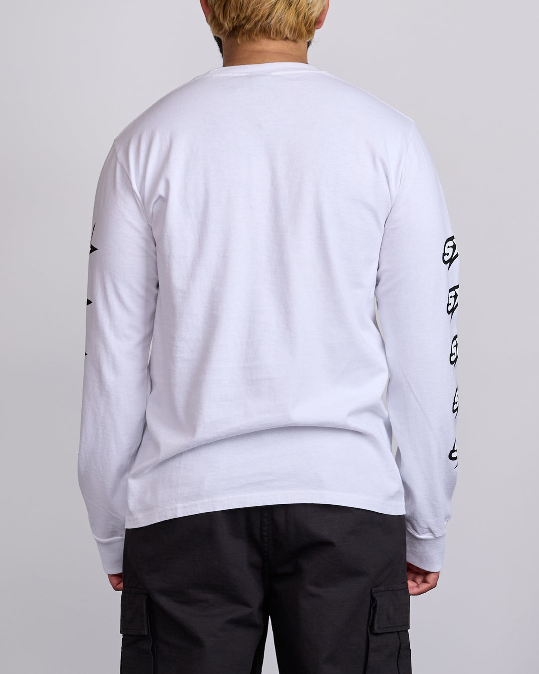 Stussy Speedway Long T-Shirt White