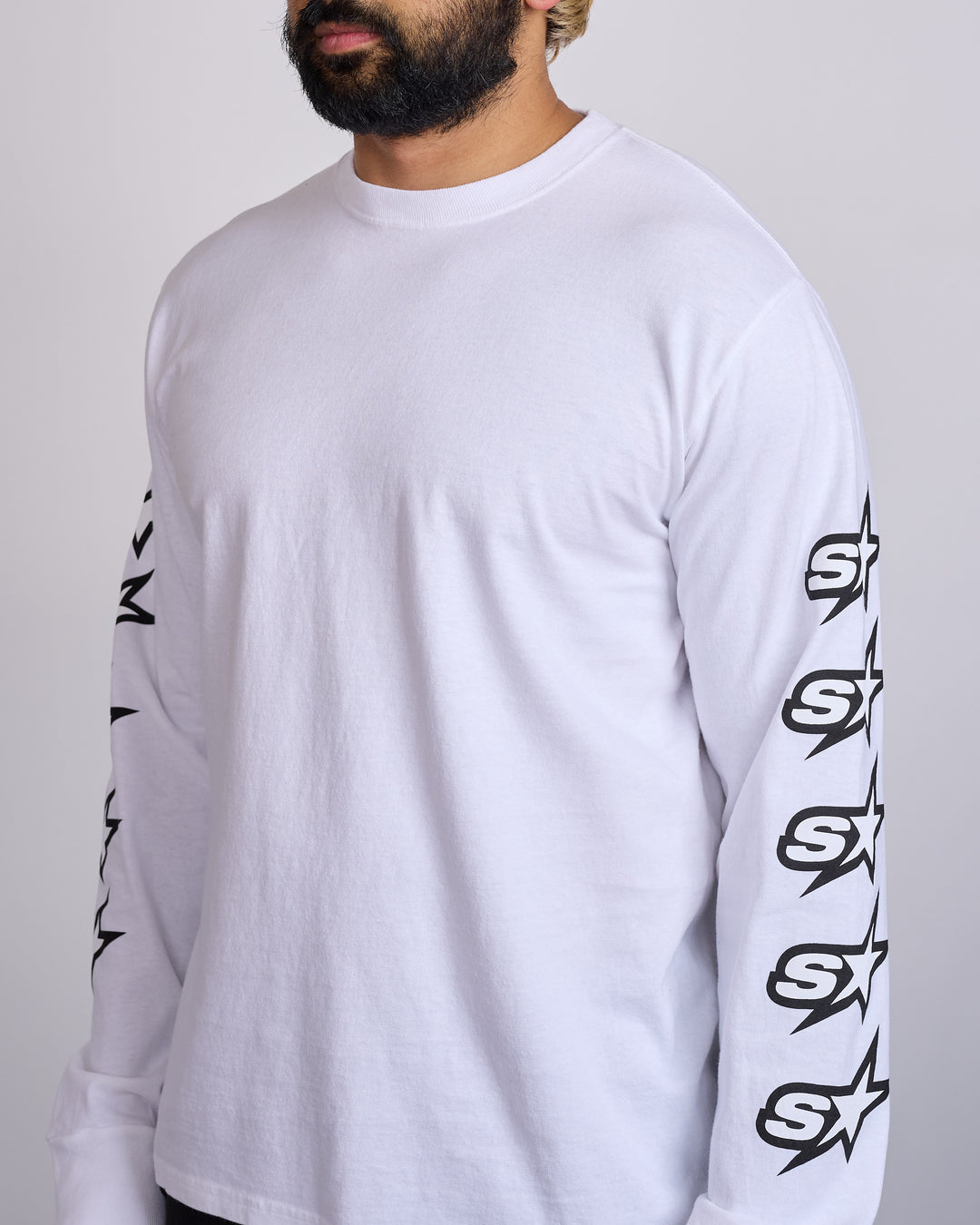 Stussy Speedway Long T-Shirt White