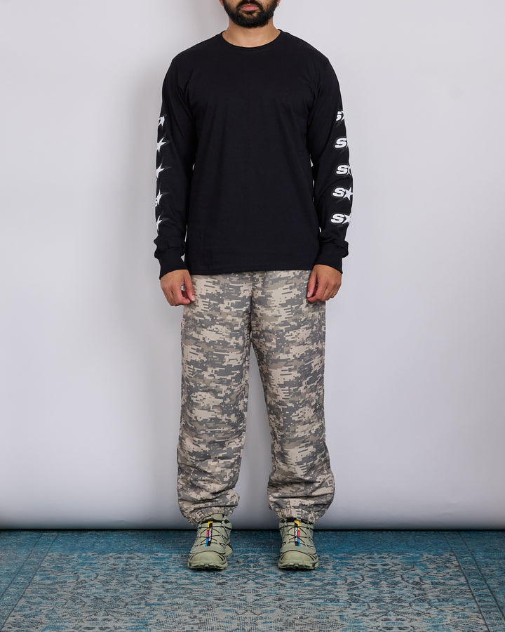 Stussy Speedway Longsleeve T-Shirt Black