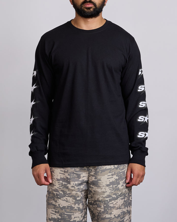 Stussy Speedway Longsleeve T-Shirt Black