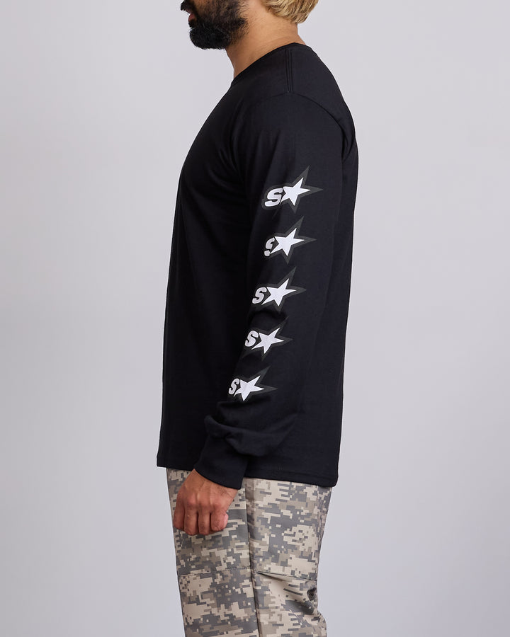 Stussy Speedway Longsleeve T-Shirt Black