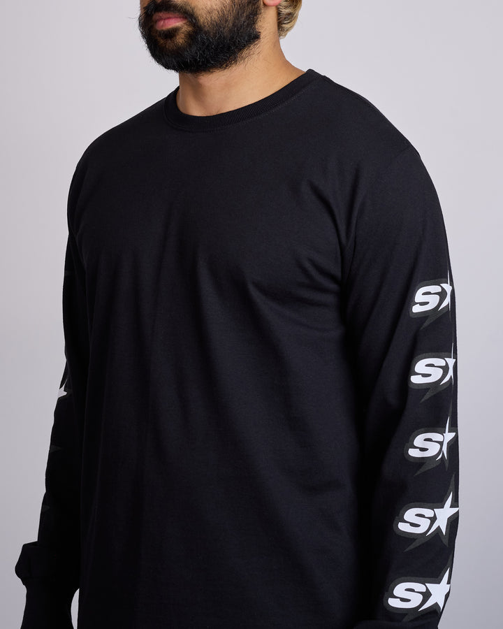 Stussy Speedway Longsleeve T-Shirt Black