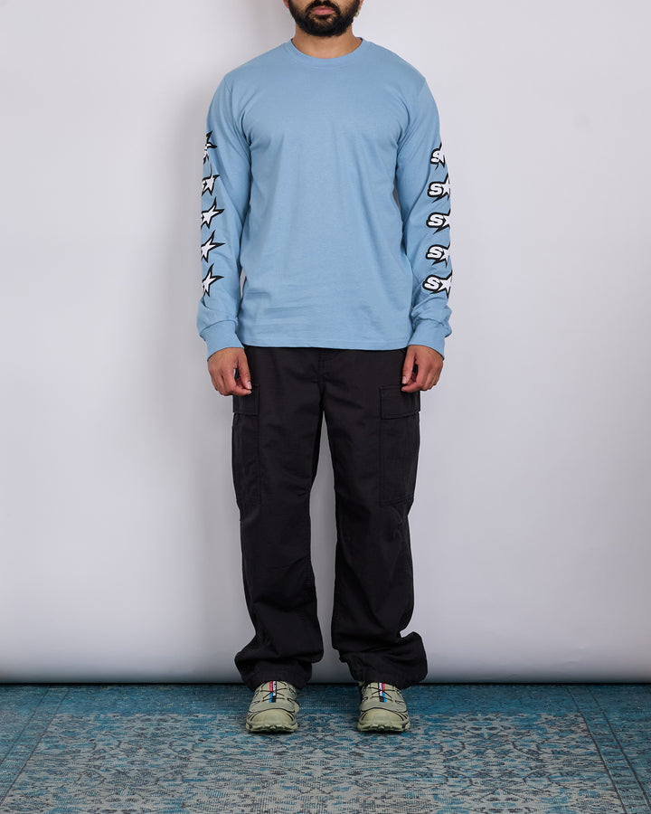 Stussy Speedway Longsleeve T-Shirt Slate