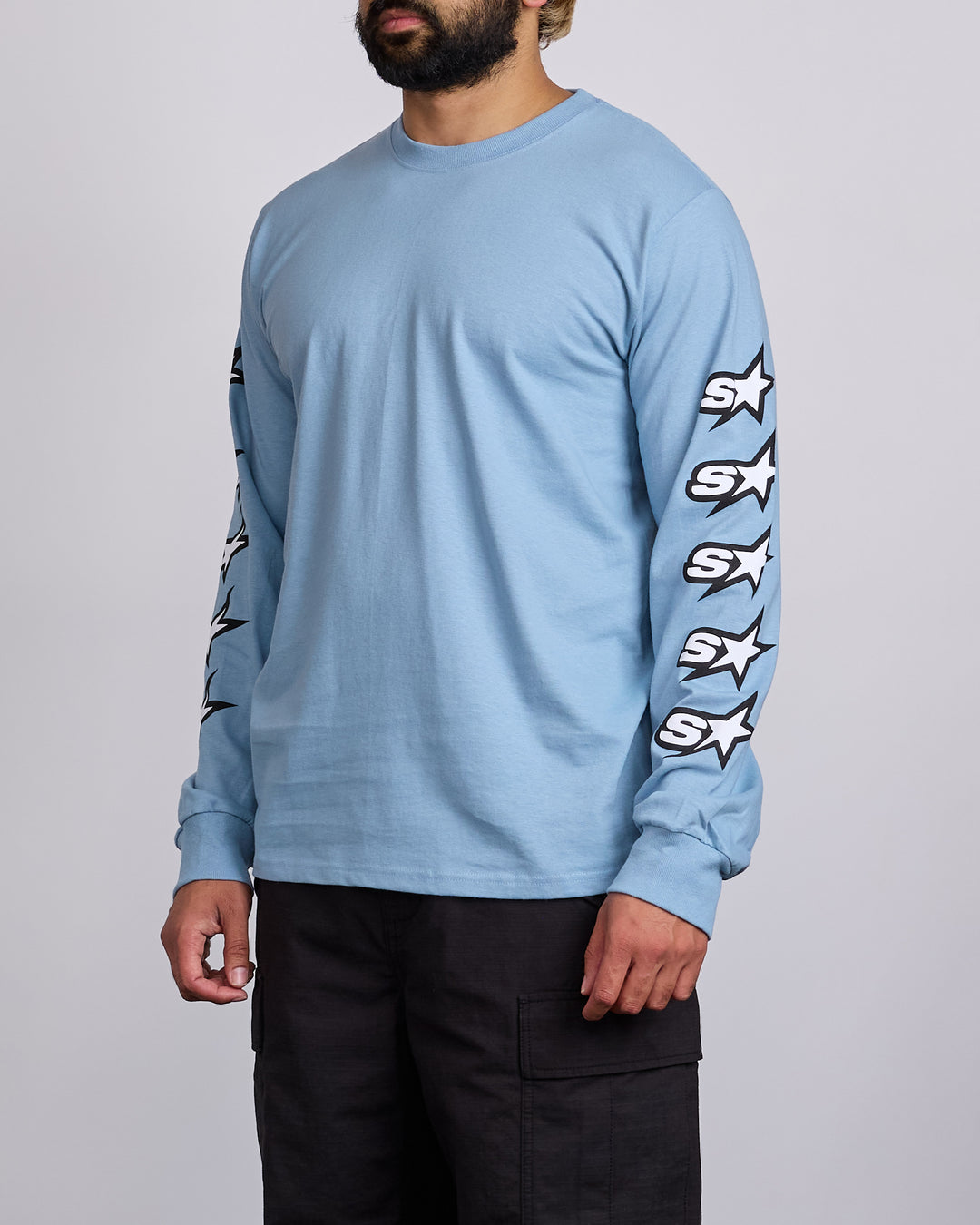Stussy Speedway Longsleeve T-Shirt Slate