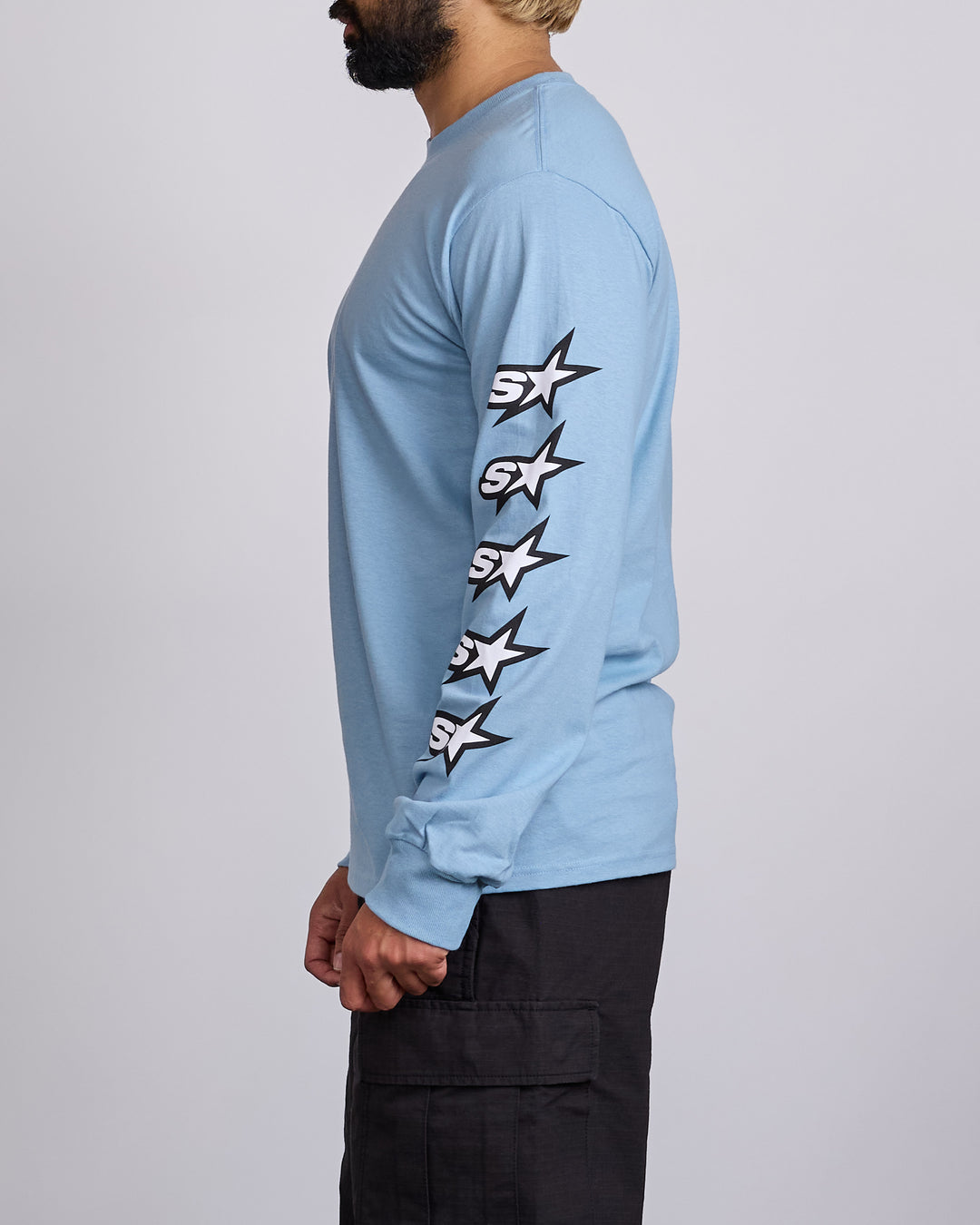Stussy Speedway Longsleeve T-Shirt Slate