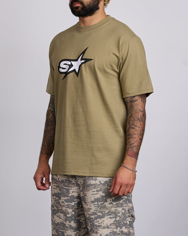 Stussy Speedway T-Shirt Army