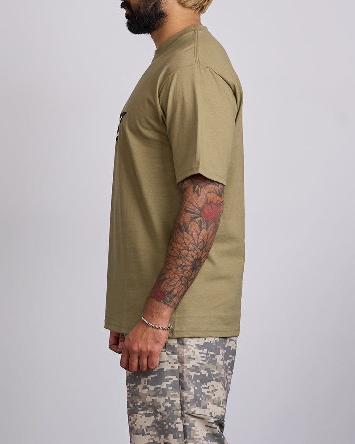Stussy Speedway T-Shirt Army