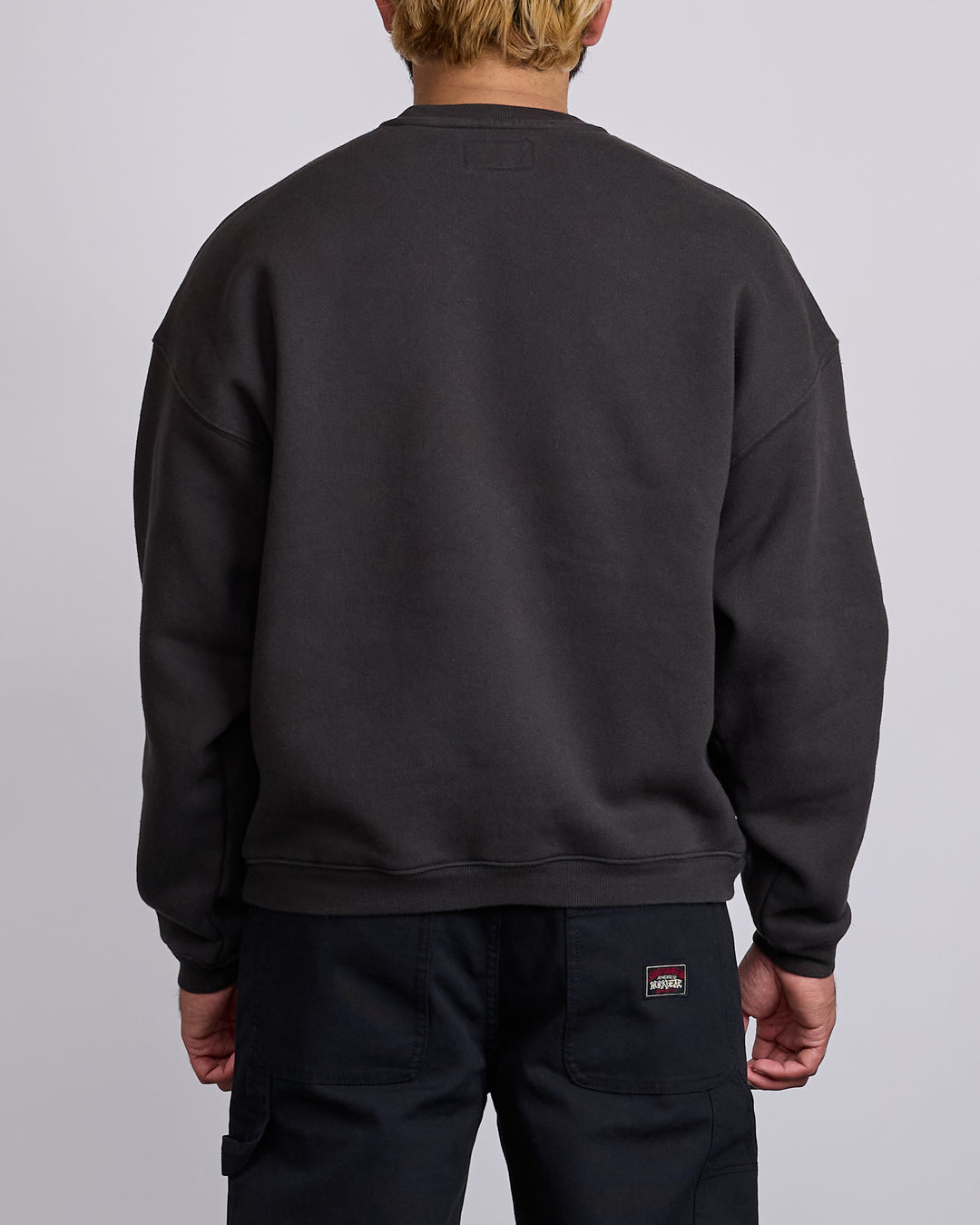 Stussy State Crewneck Black
