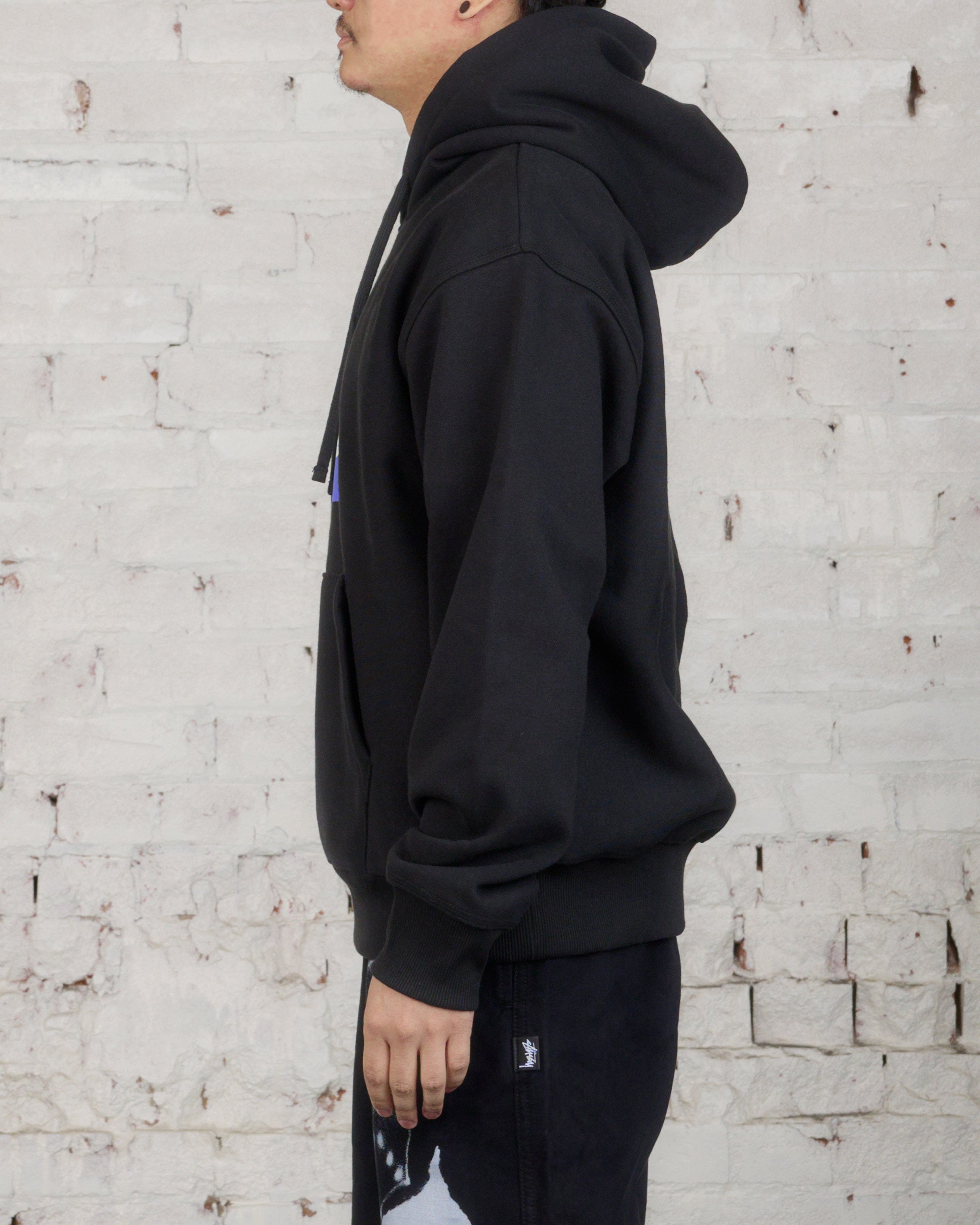 Stussy Stock Box Hooded Sweatshirt Black – LESS 17