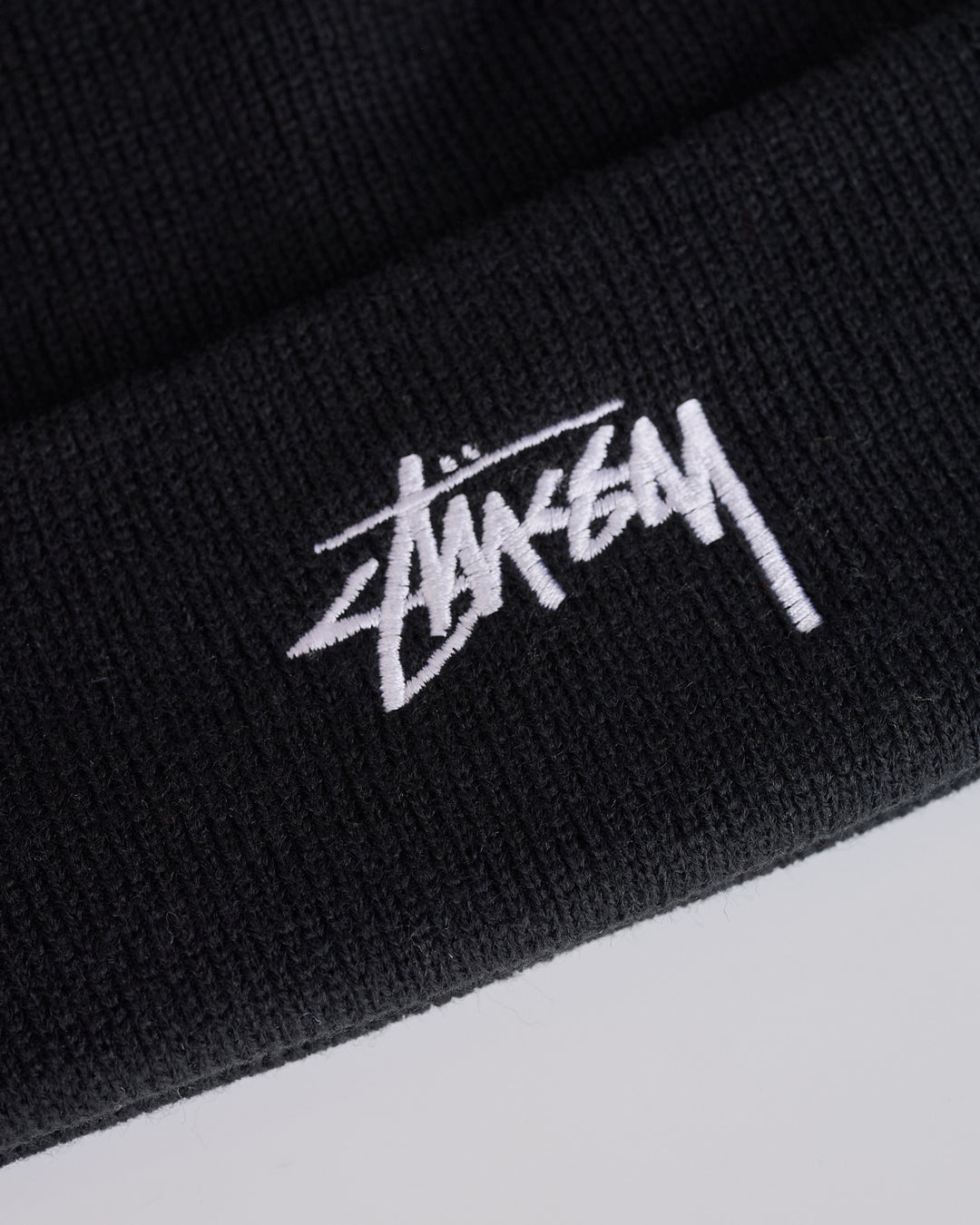 Stussy Stock Cuff 263 Beanie Black
