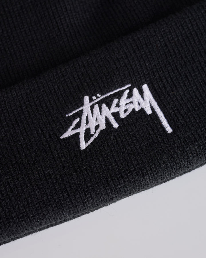 Stussy Stock Cuff 263 Beanie Black