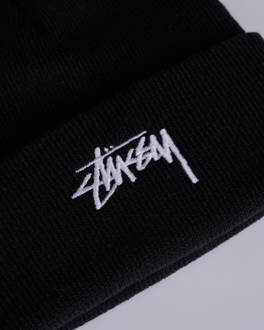 Stussy Stock Cuff Beanie Black