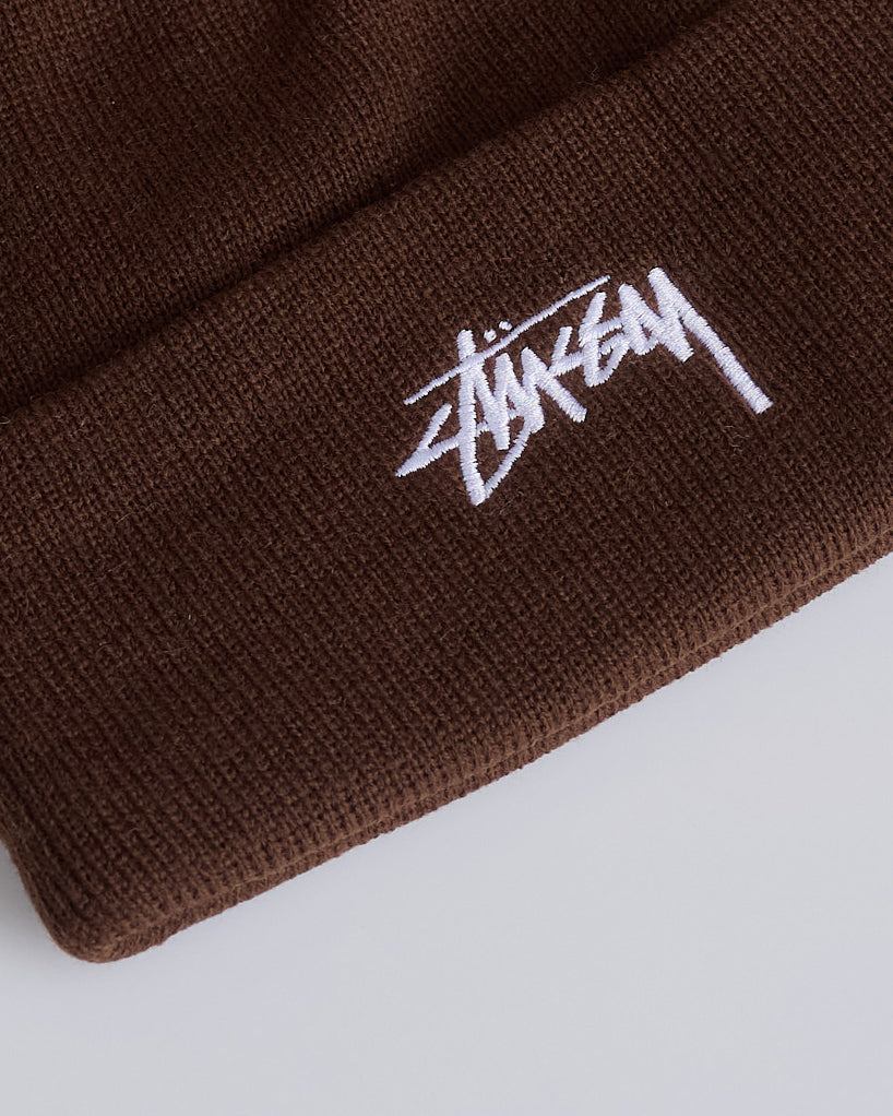 Stussy Stock Cuff Beanie Coffee