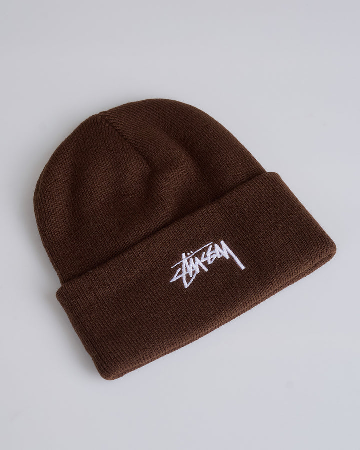 Stussy Stock Cuff Beanie Coffee