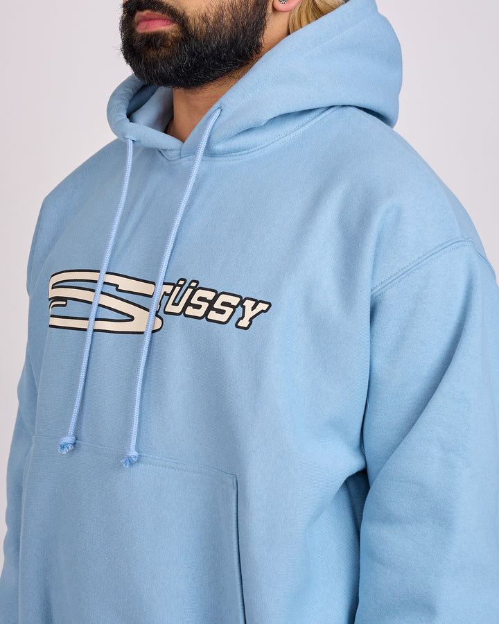 Stussy Stretch Hooded Sweatshirt Slate