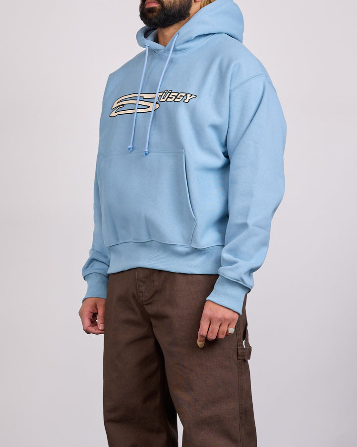 Stussy Stretch Hooded Sweatshirt Slate