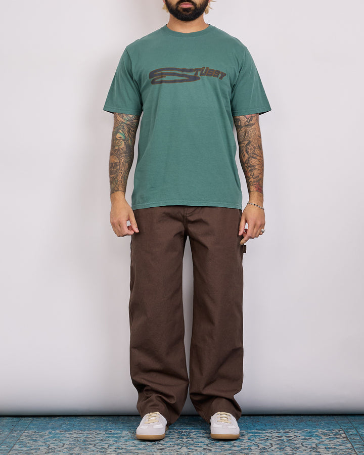 Stussy Stretch Pigment Dyed T-Shirt Pine