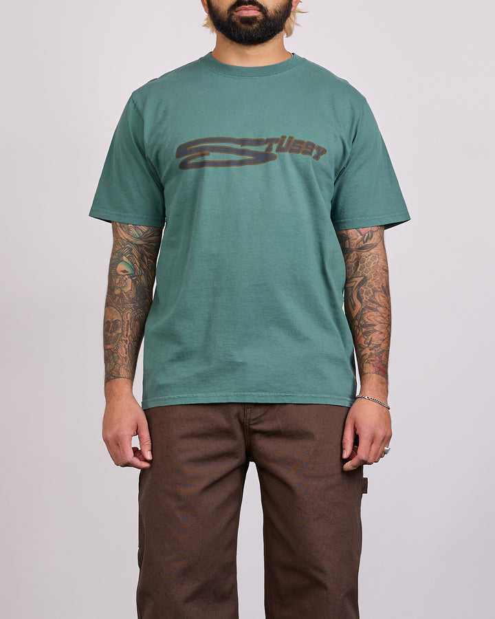 Stussy Stretch Pigment Dyed T-Shirt Pine