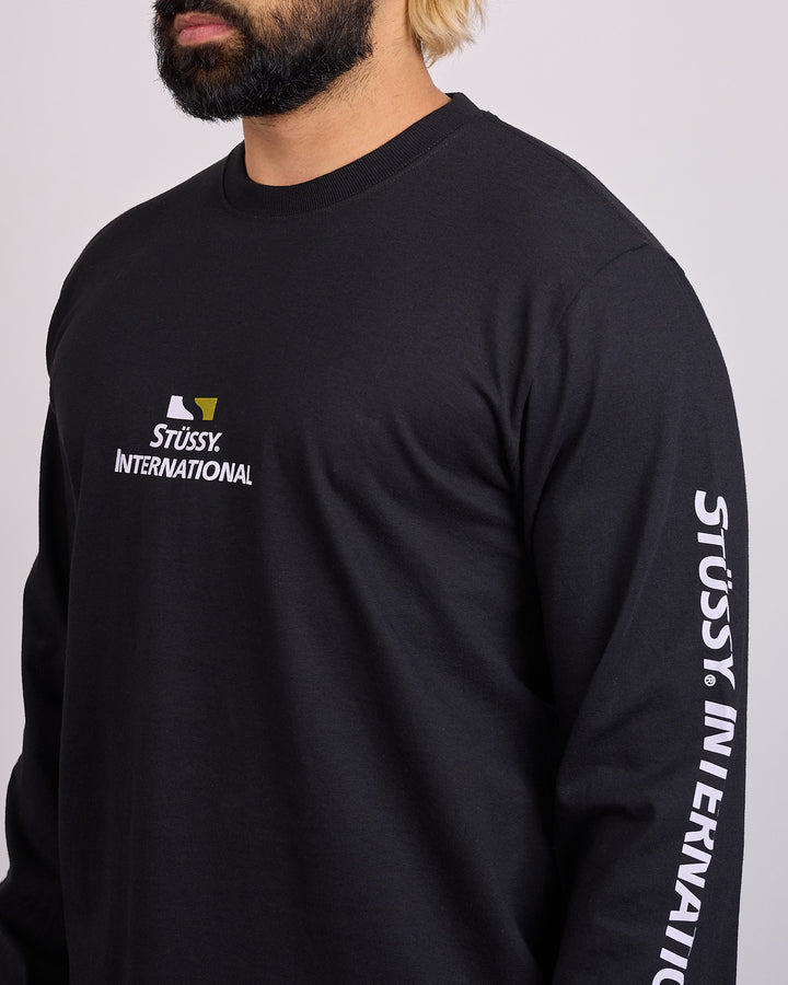 Stussy Stussy International LS T-Shirt Black