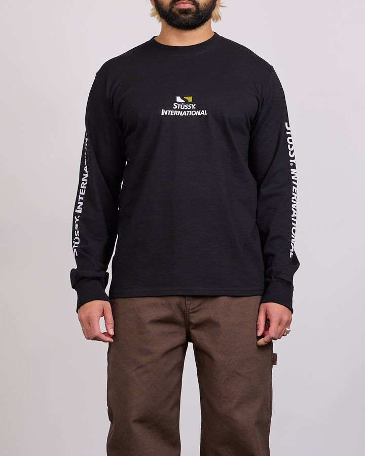 Stussy Stussy International LS T-Shirt Black