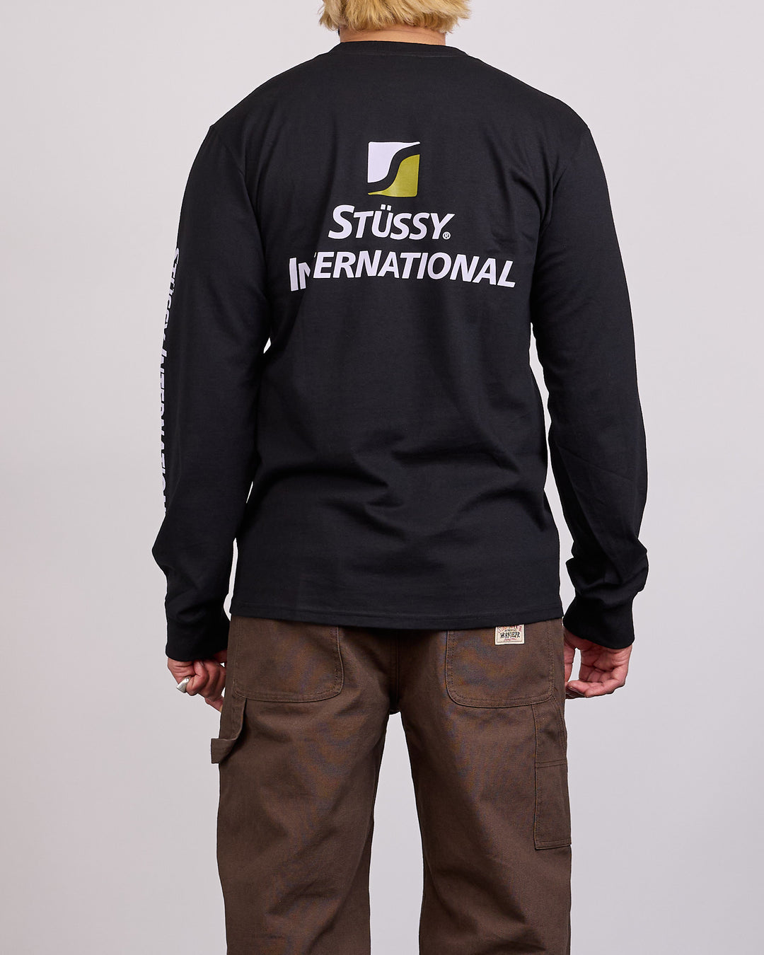 Stussy Stussy International LS T-Shirt Black