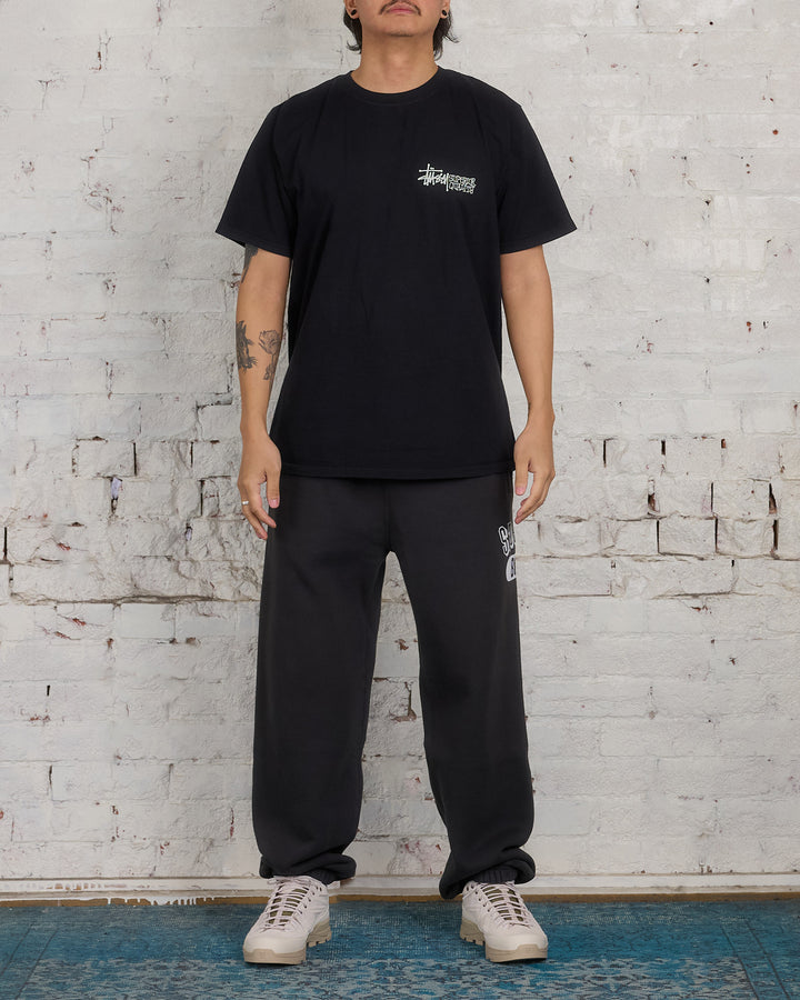 Stussy Superior Quality Pigment Dyed T-Shirt Black