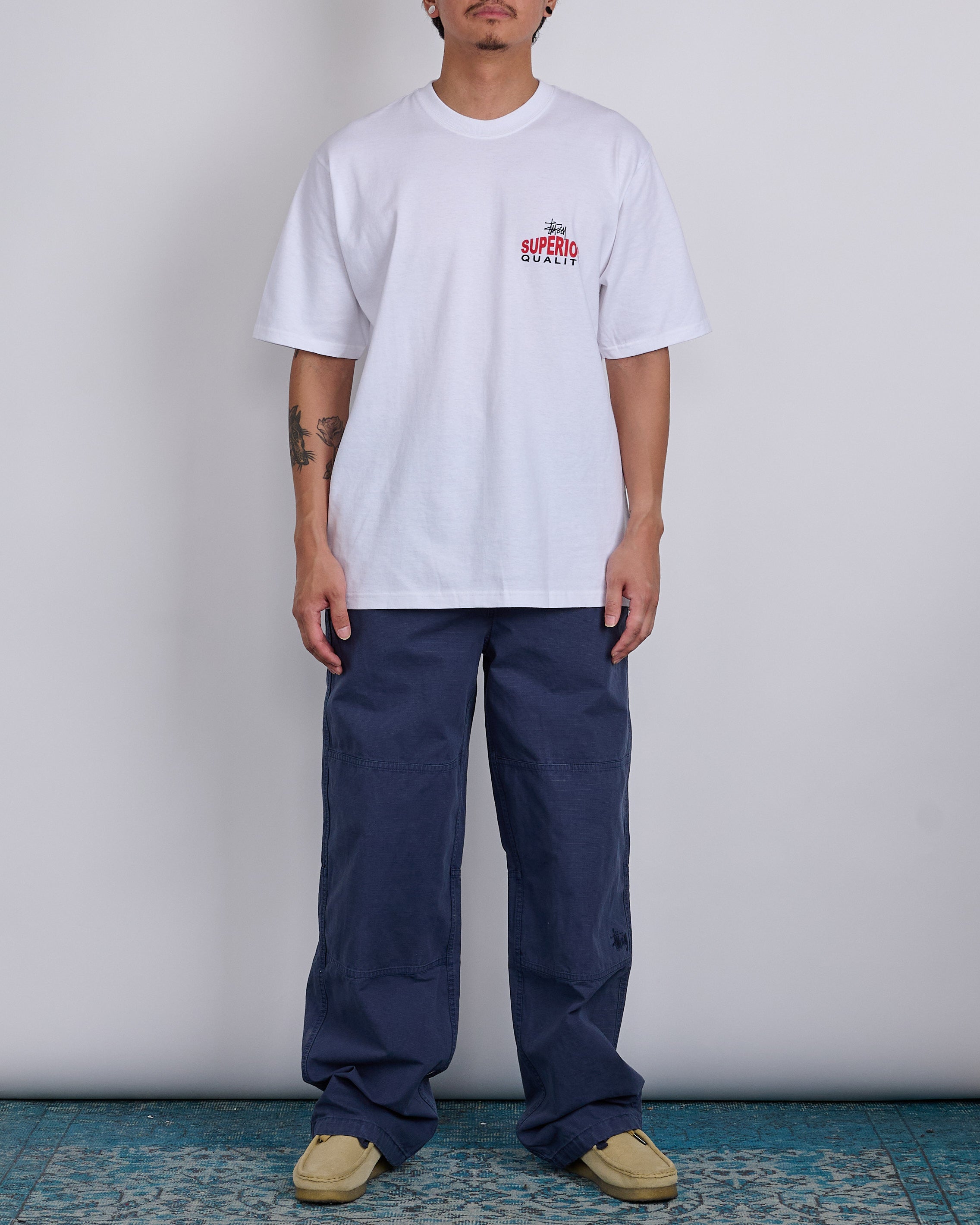 Stussy Superior Quality T-Shirt White – LESS 17