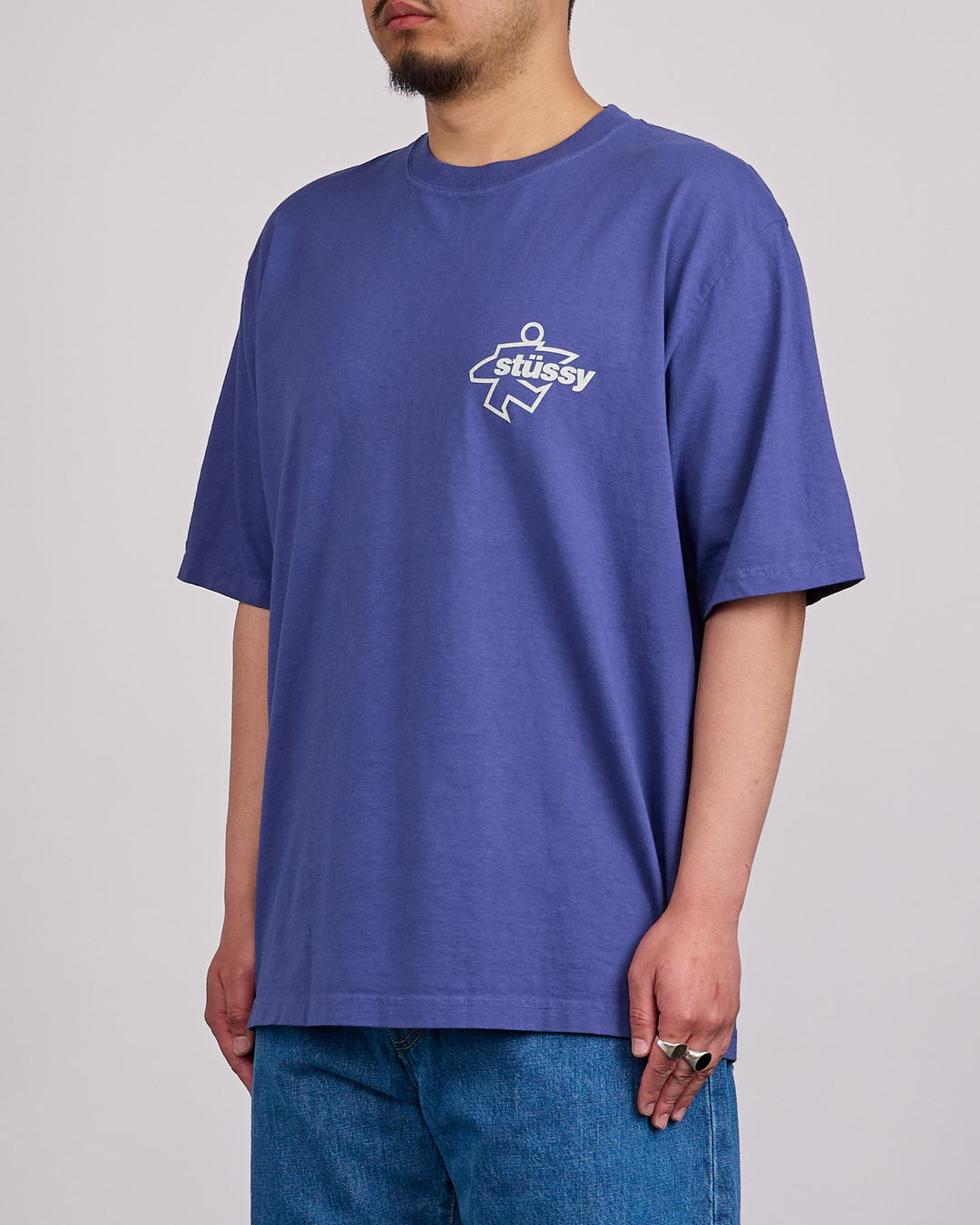 Stussy Surf Size Pigment Dyed T-Shirt Indigo