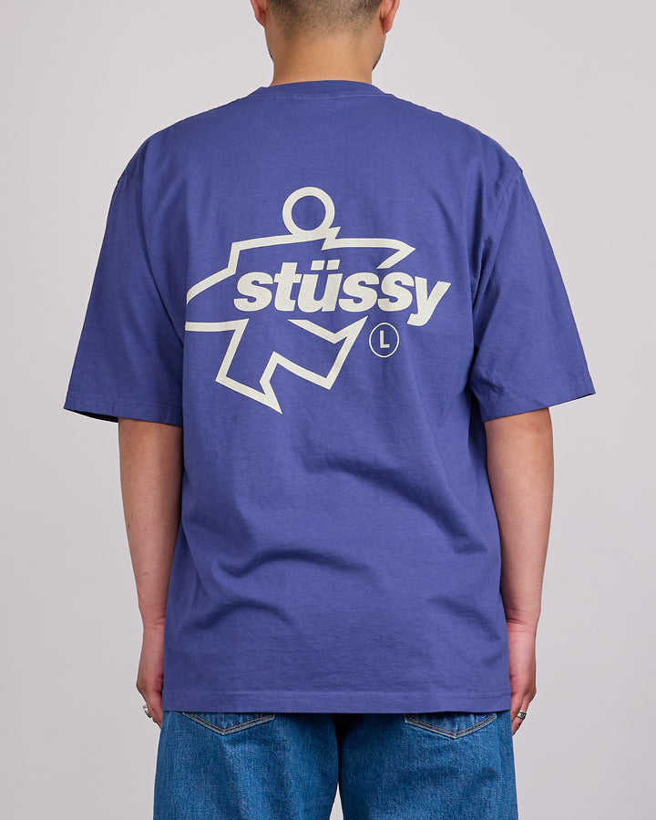 Stussy Surf Size Pigment Dyed T-Shirt Indigo