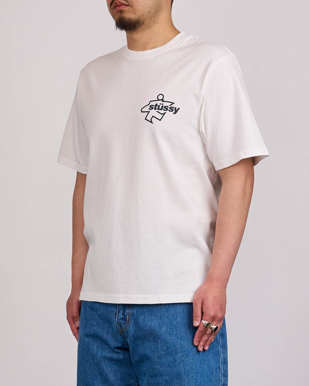 Stussy Surf Size Pigment Dyed T-Shirt Natural