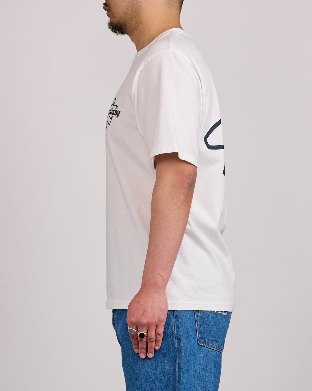 Stussy Surf Size Pigment Dyed T-Shirt Natural