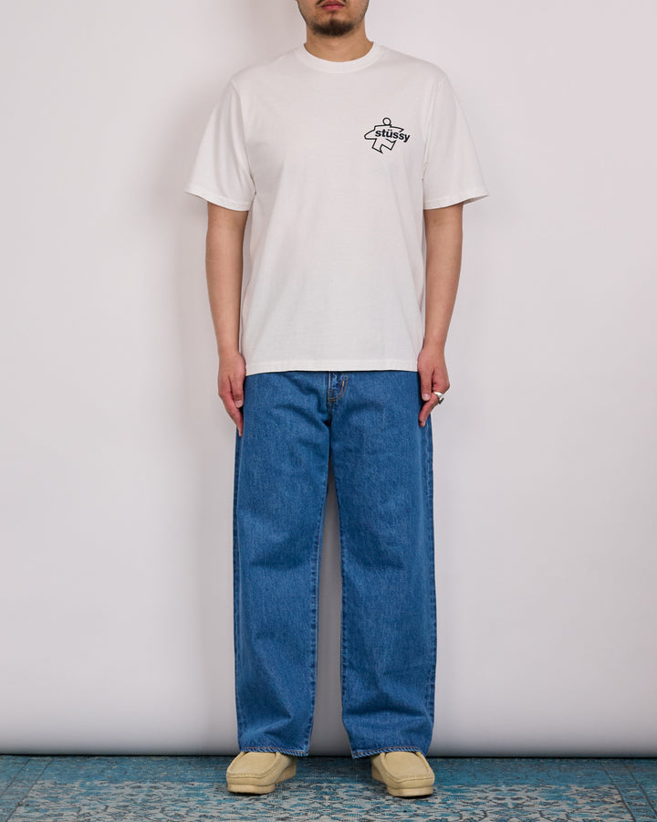 Stussy Surf Size Pigment Dyed T-Shirt Natural