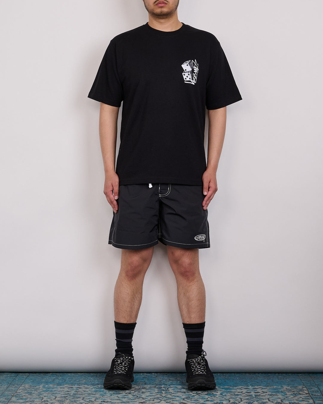 Stussy Tall Dice T-Shirt Black