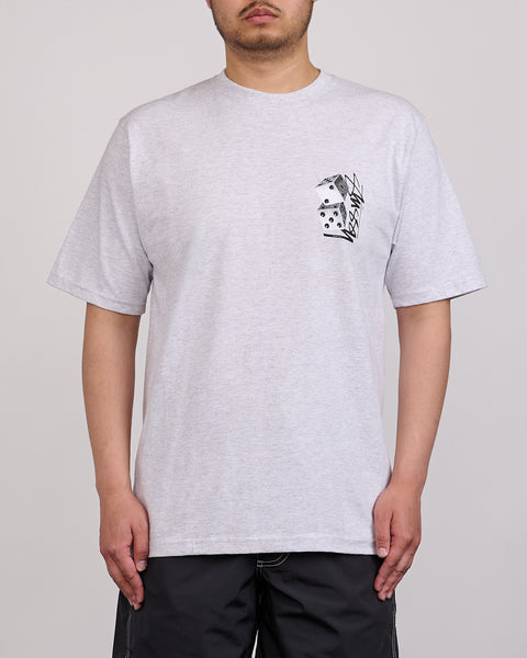 Stussy Tall Dice T-Shirt Ash Heather – LESS 17