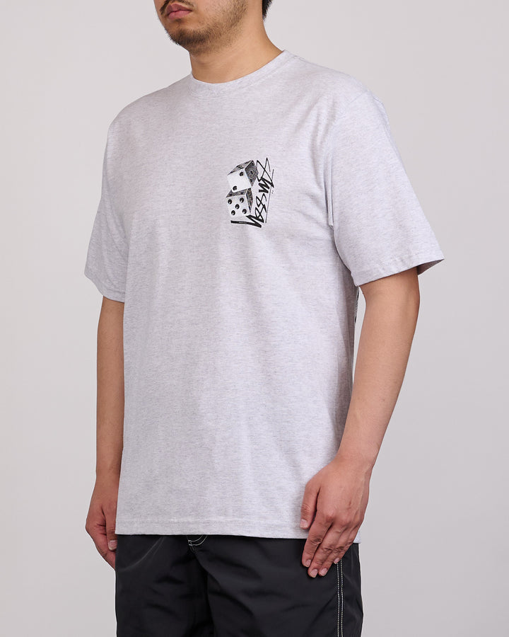 Stussy Tall Dice T-Shirt Ash Heather