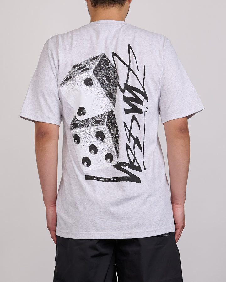 Stussy Tall Dice T-Shirt Ash Heather