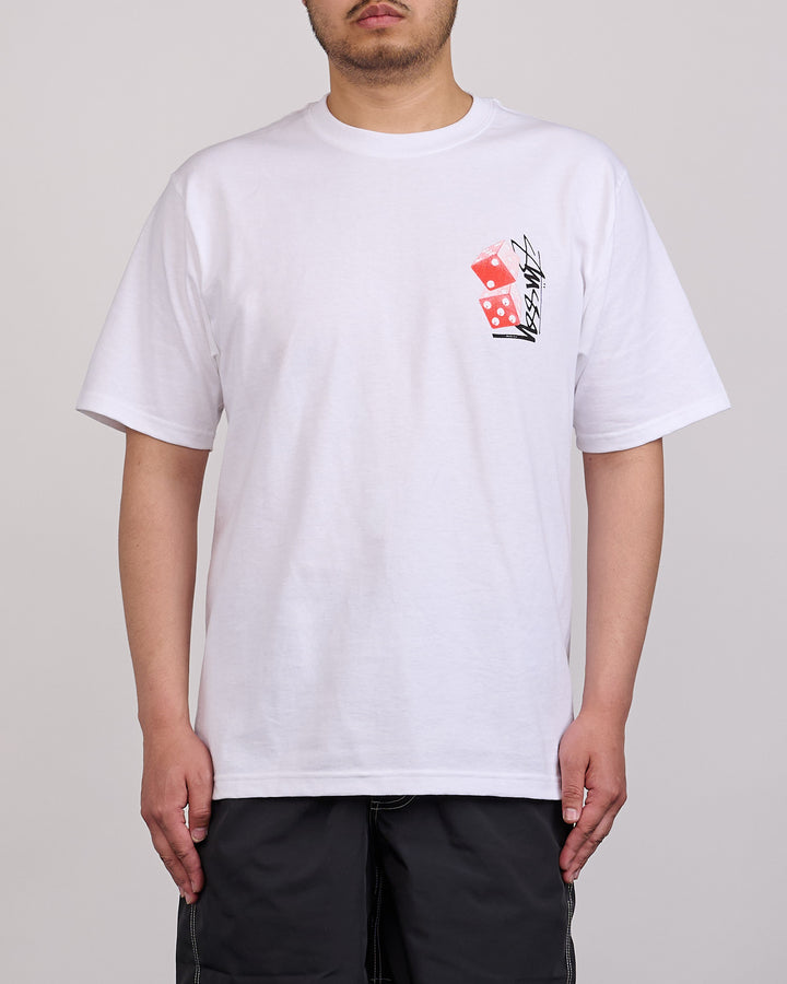 Stussy Tall Dice T-Shirt White
