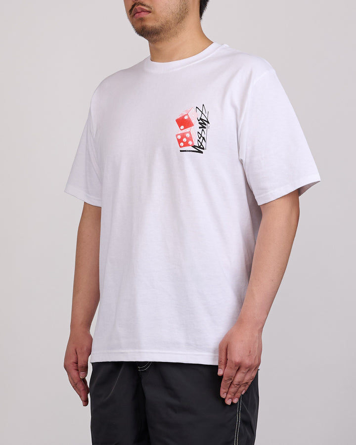 Stussy Tall Dice T-Shirt White