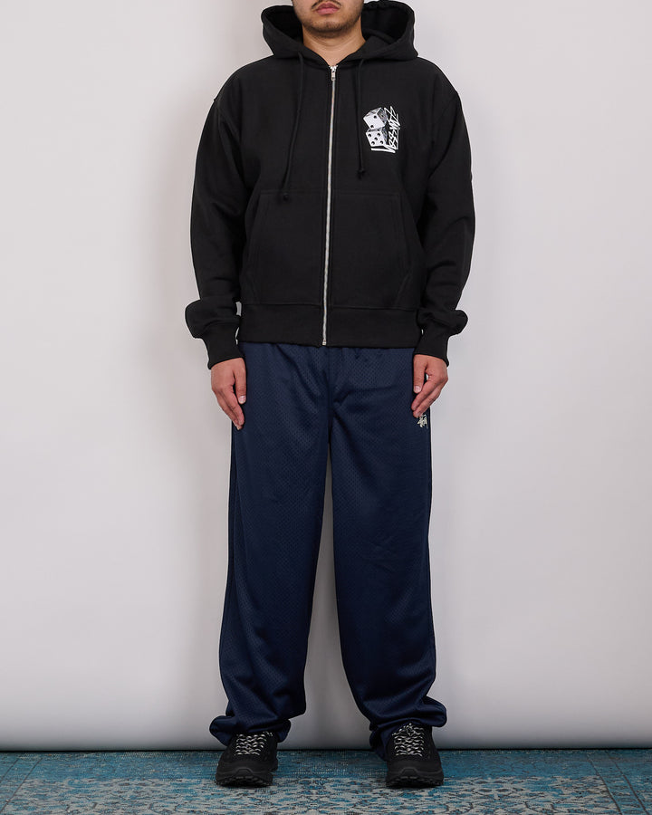 Stussy Tall Dice Zip Hoodie Black