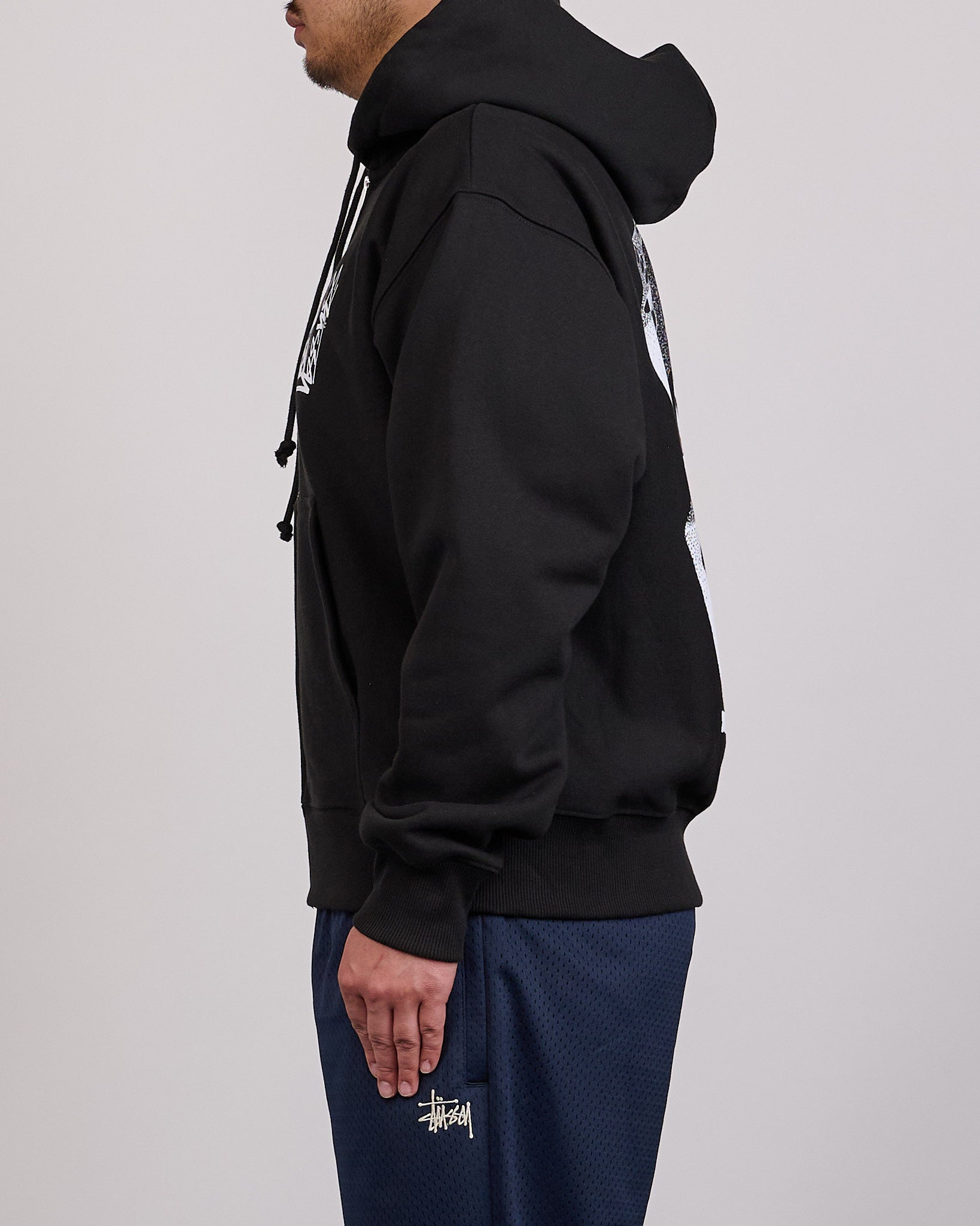 Stussy Tall Dice Zip Hoodie Black – LESS 17
