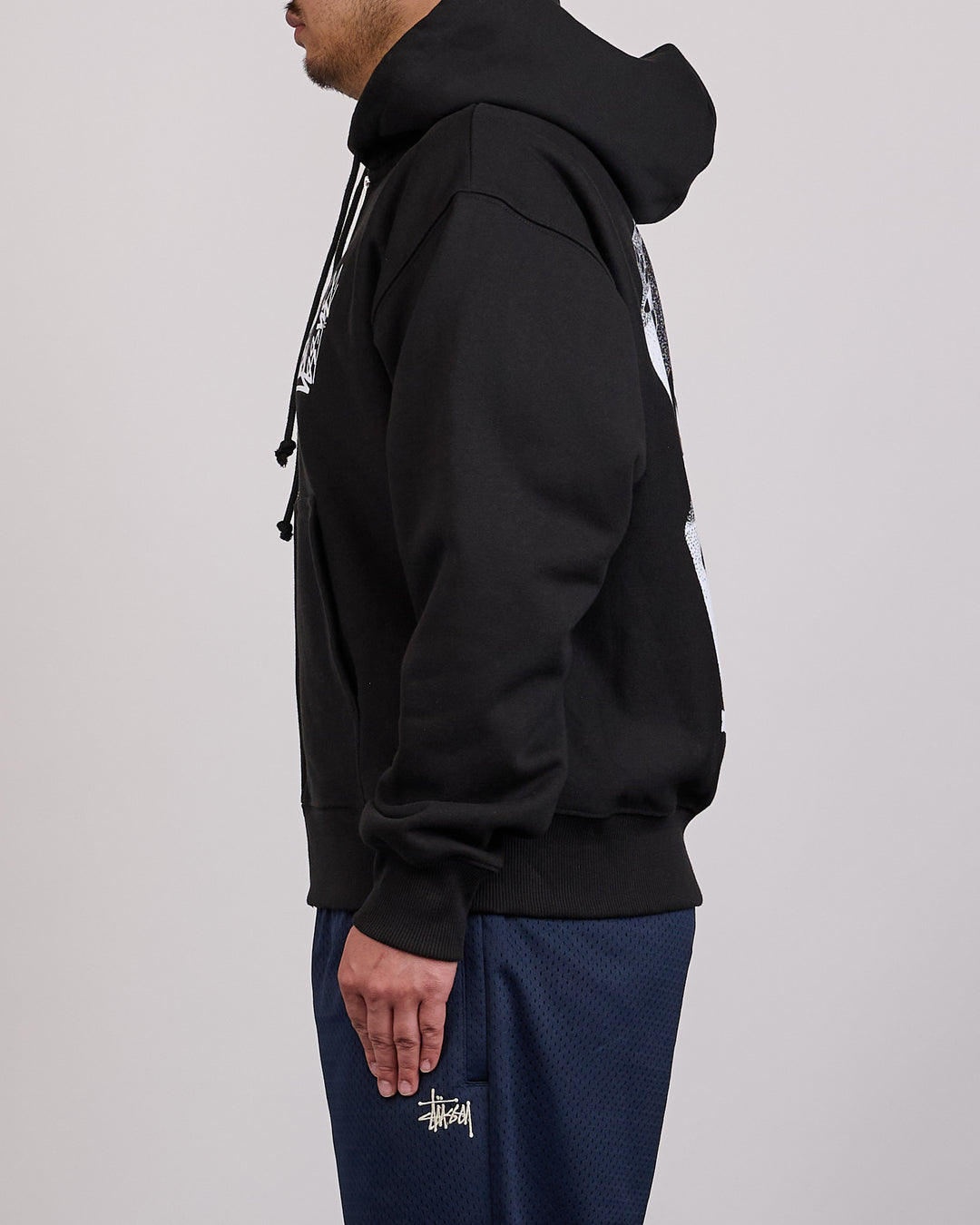 Stussy Tall Dice Zip Hoodie Black