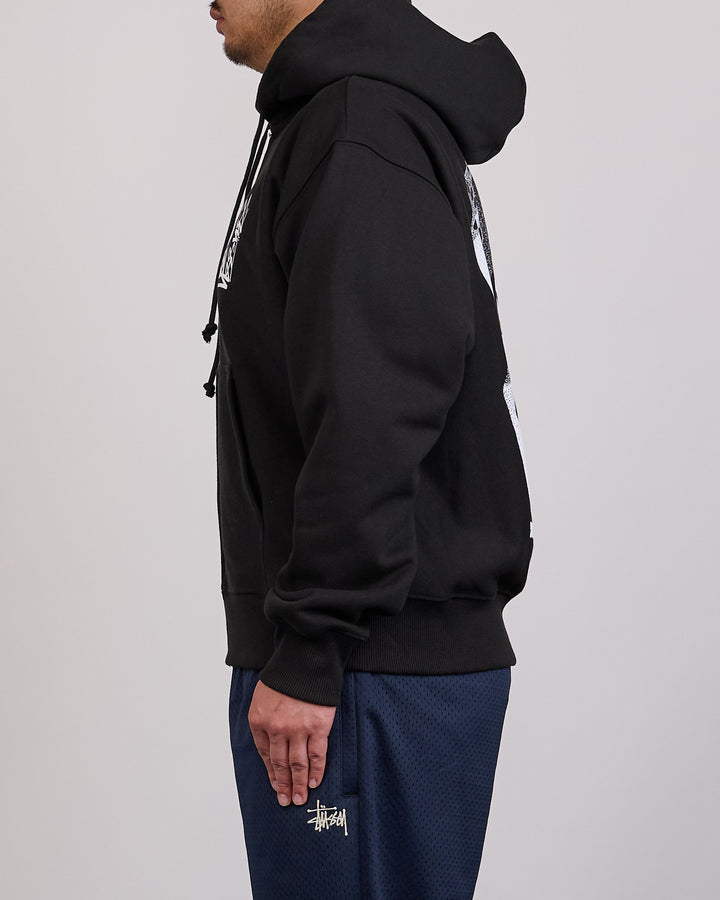 Stussy Tall Dice Zip Hoodie Black
