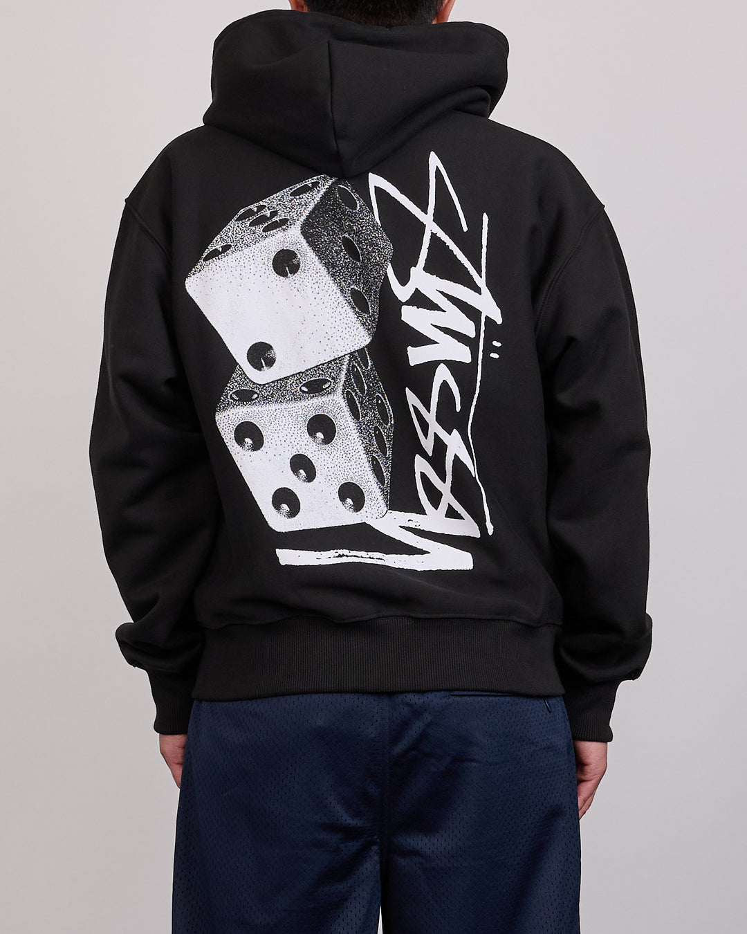 Stussy Tall Dice Zip Hoodie Black