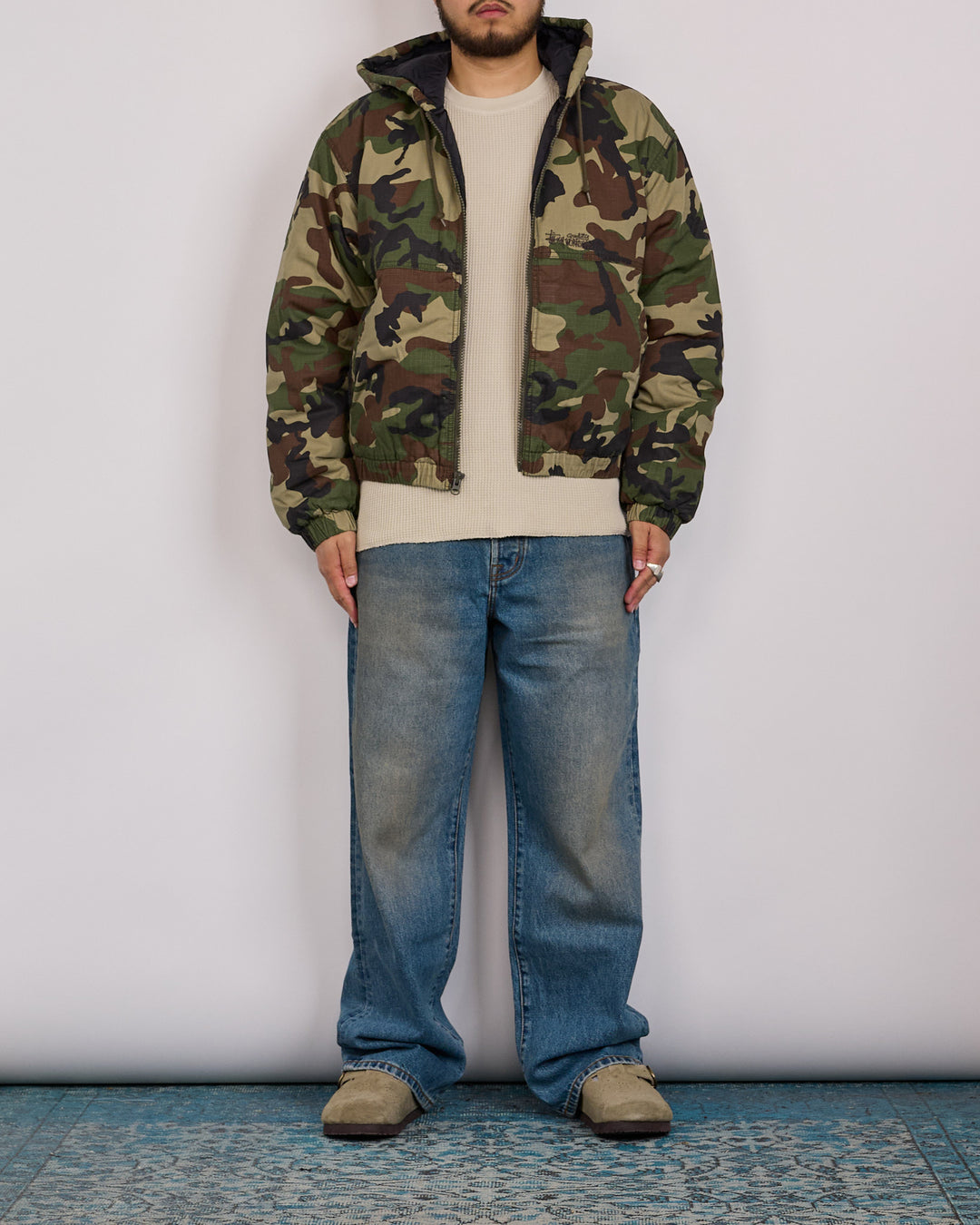 Stussy Work Jacket Ripstop Woodland Camo