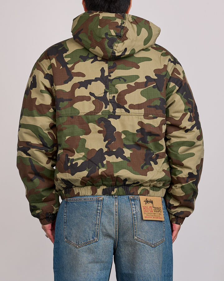Stussy Work Jacket Ripstop Woodland Camo