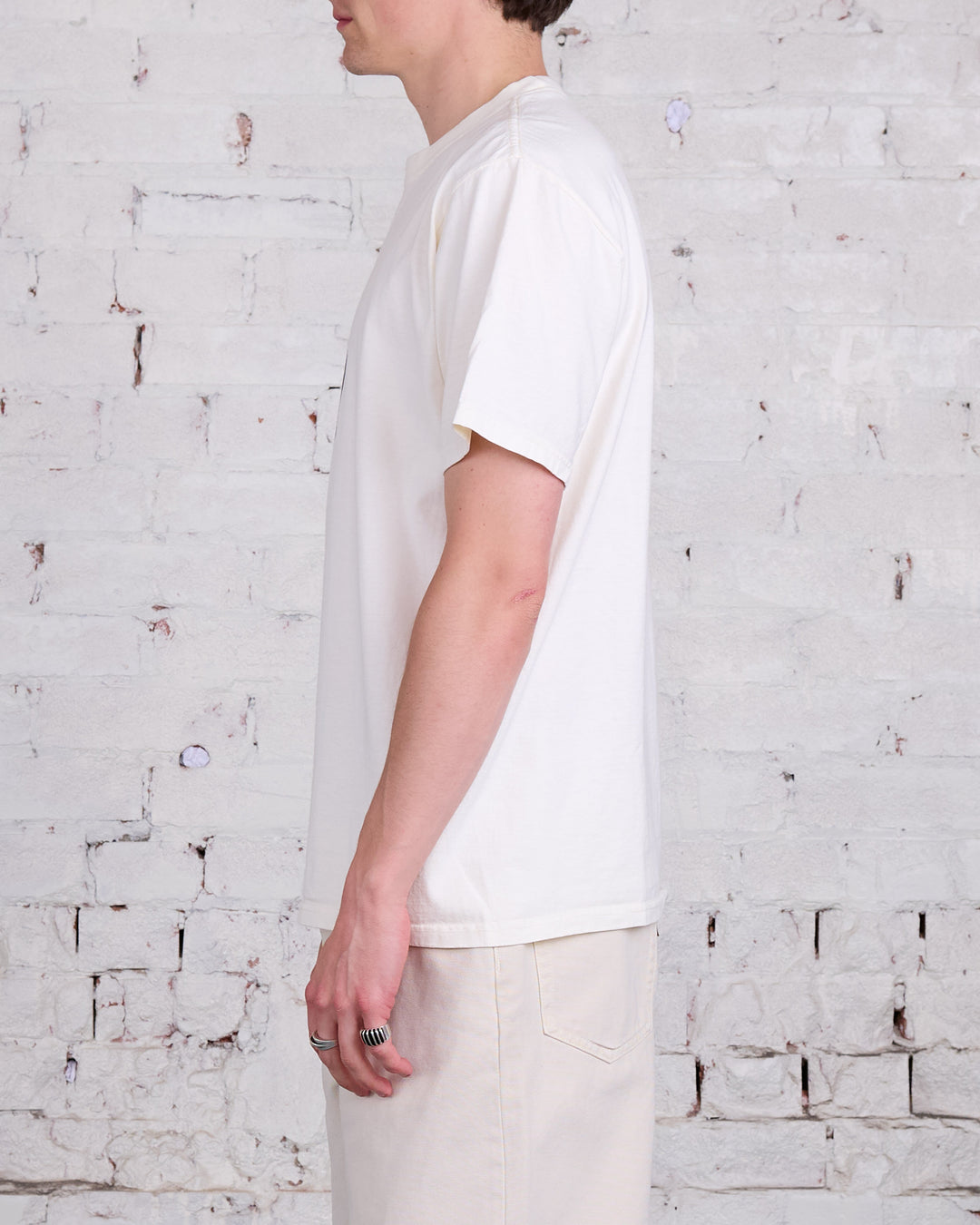 Stussy Venus Oval Pigment Dyed T-Shirt Natural