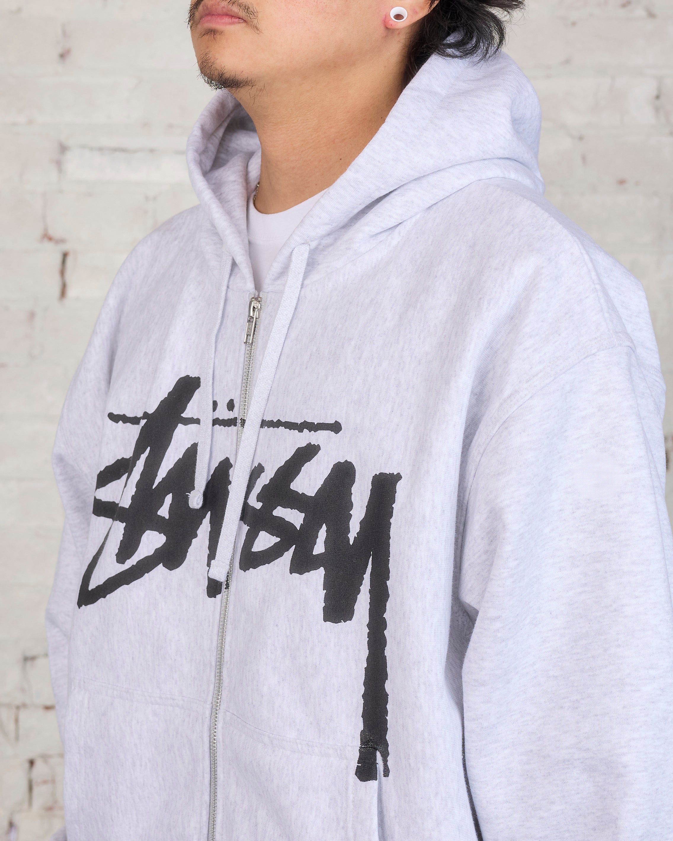 Stussy Venus Zip Hood Ash Heather – LESS 17