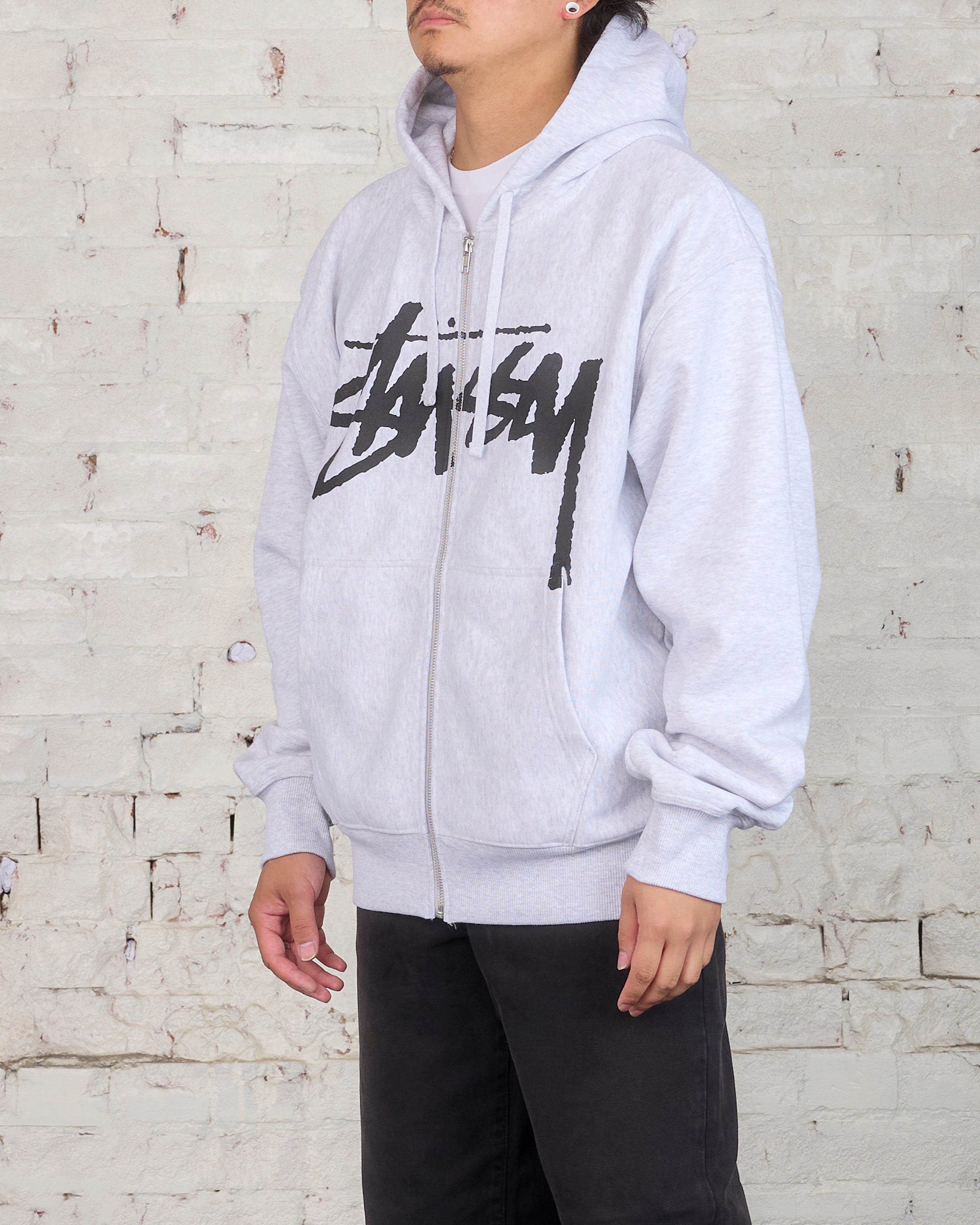 Stussy Venus Zip Hood Ash Heather – LESS 17