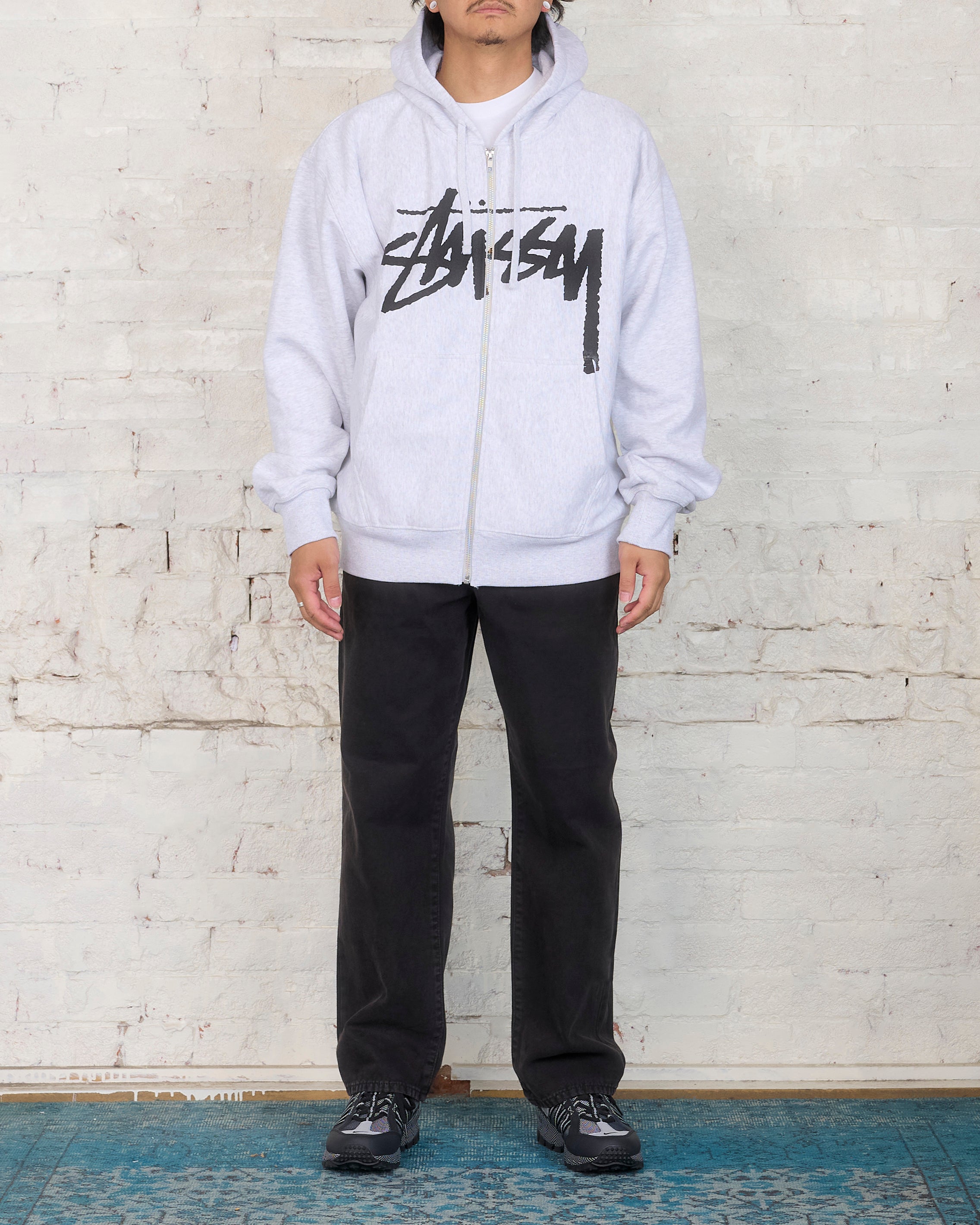 Stussy Venus Zip Hood Ash Heather