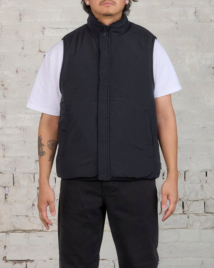 Stussy Sherpa Reversible Vest Black